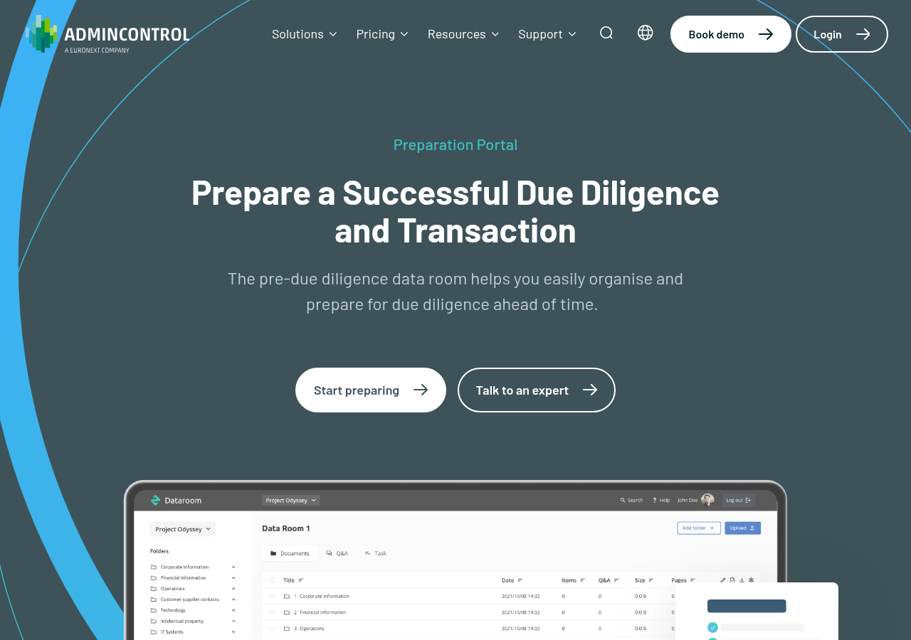 Preparation Portal screenshot